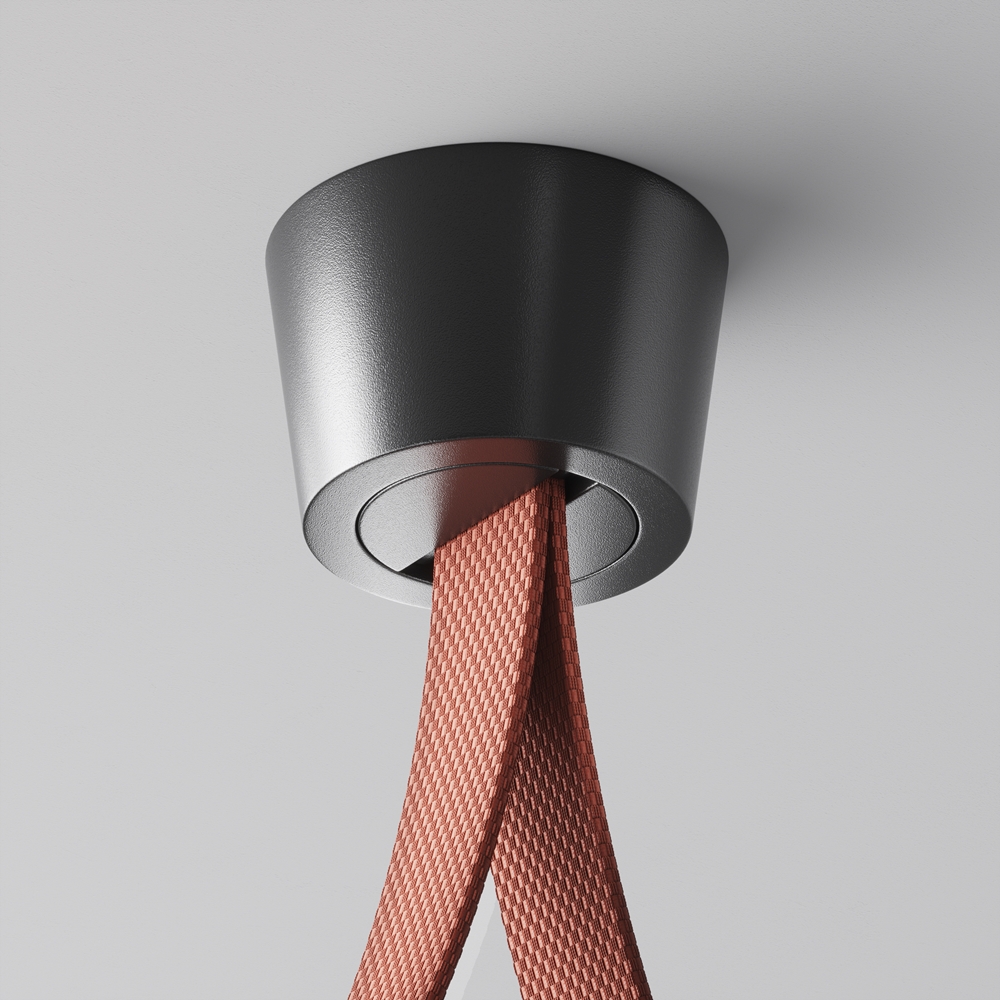 Потолочная чаша накладная с коннектором питания Maytoni Pendant system Parity TRA130RSC-1B