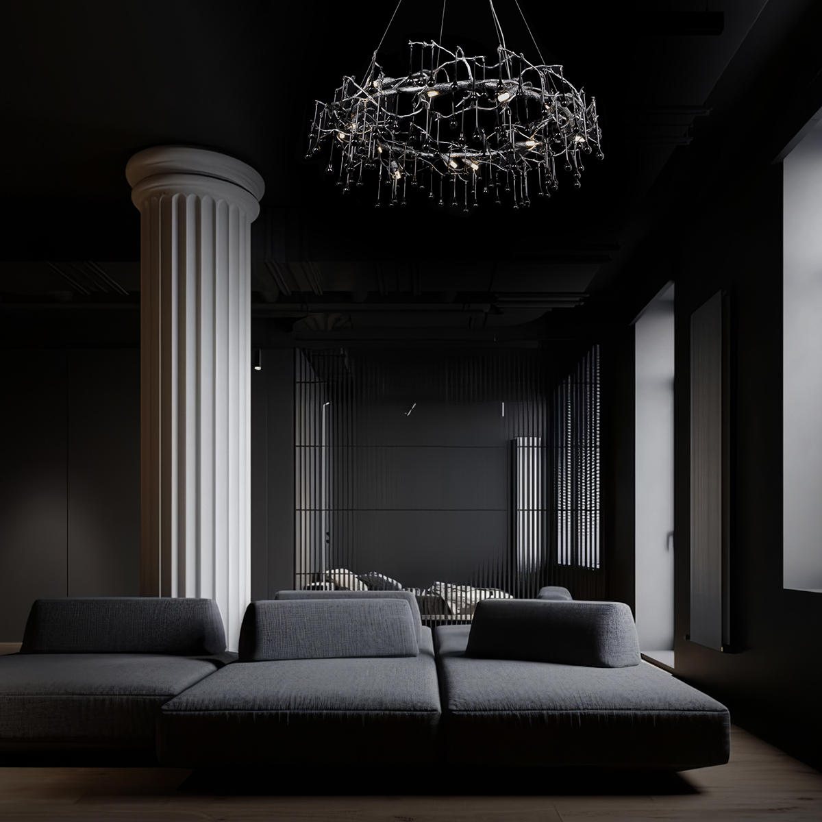 Подвесная люстра Loft IT Bijout 10067/1250 BK