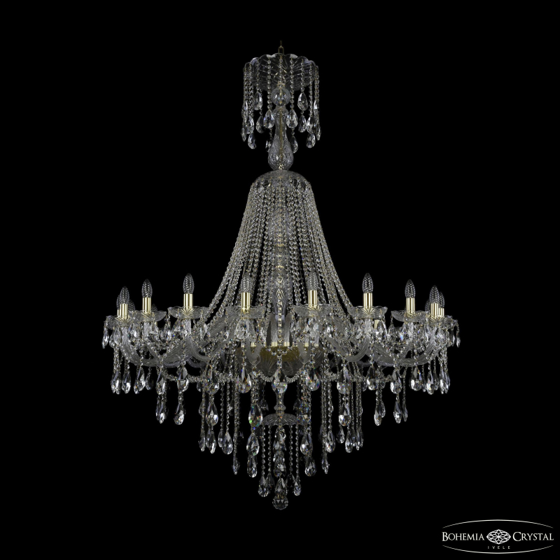 Подвесная люстра Bohemia Ivele Crystal 1415/20/460/XL-173 G