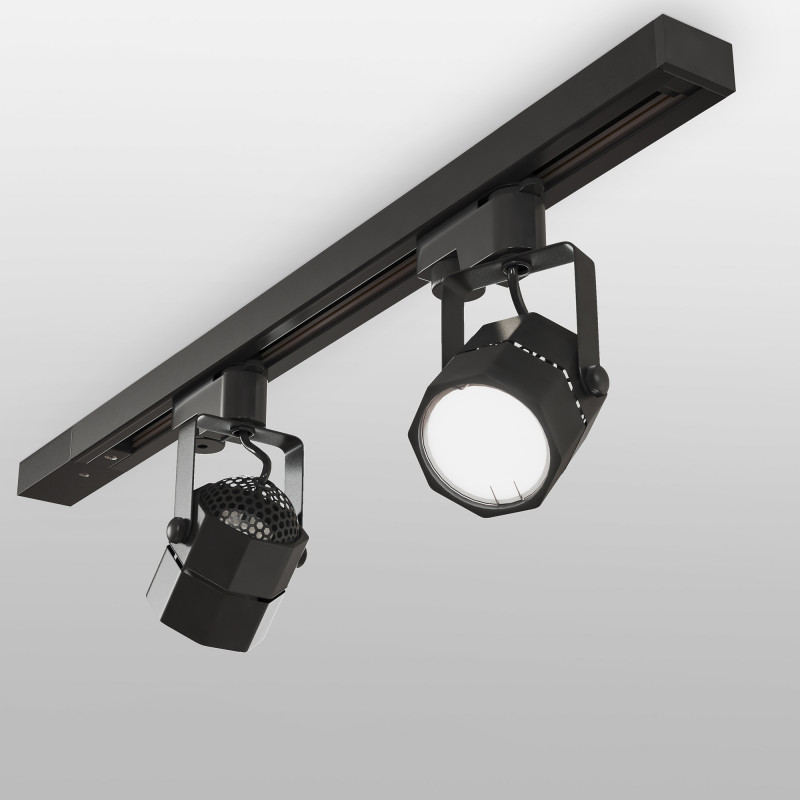 Трековый светильник Elektrostandard Robi GU10 Черный (MRL 1004) однофазный 4690389148026