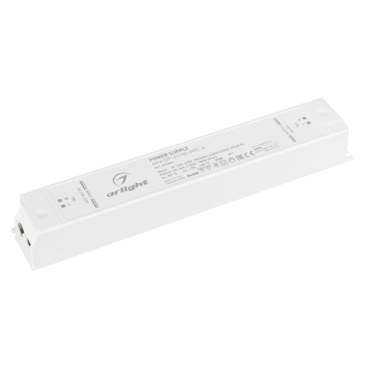 Блок питания Arlight ARV-SP-24180-PFC-A (24V, 7.5A, 180W) 047444