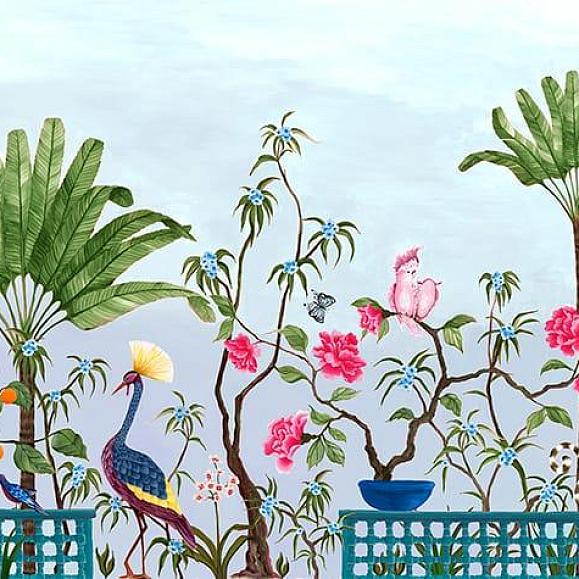 Панно Coordonne 8800131N Neo-Tea Garden Blue