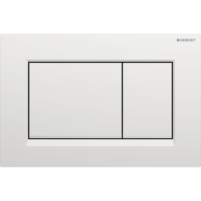 Geberit Sigma20 Клавиша для двойного смыва, квадратная, цвет: хром матовый