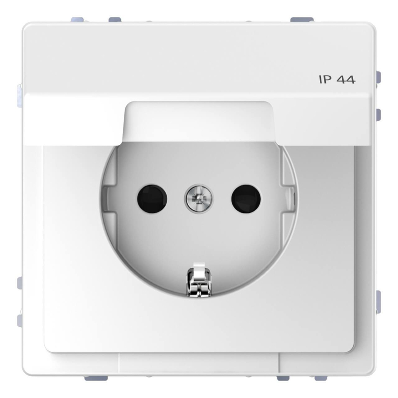 Розетка Schneider Electric Merten D-Life 16A с/з и крышкой MTN2314-6035