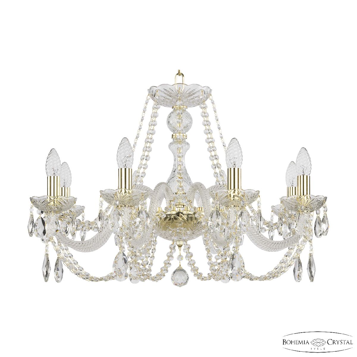 Подвесная люстра Bohemia Ivele Crystal 101/8/240 G