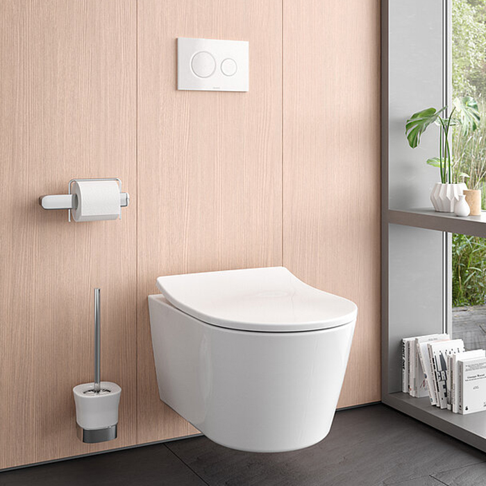 TOTO RP Унитаз напольный 38x64см, безободковый, Tornado, сиденье Slim микролифт, цвет: белый