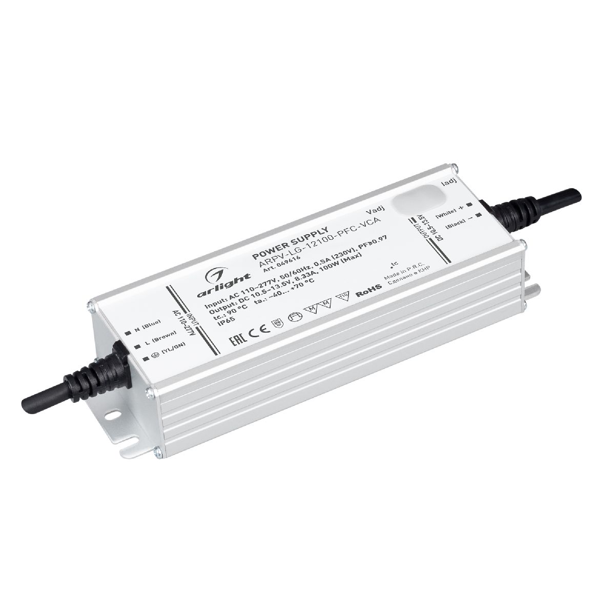 Блок питания Arlight ARPV-LG-12100-PFC-VCA (10.5-13.5V, 8.33A, 100W) 049616