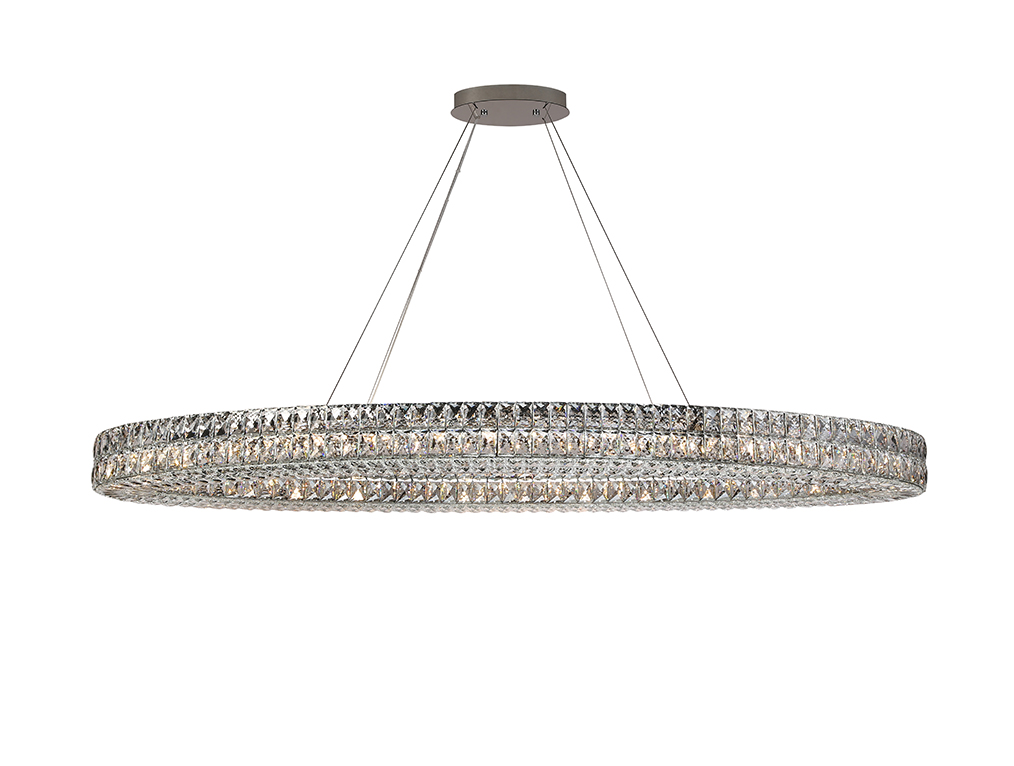 Подвесные люстры Newport 8550/160 C oval chrome М0071310