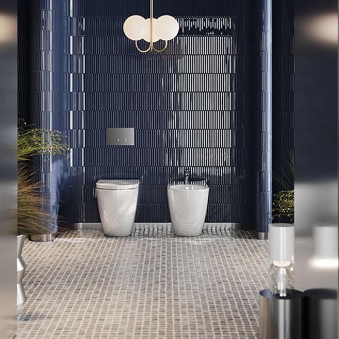 Artceram Vita Биде напольное 36х52см., 1 отв., покрытие Saniglaze, цвет: белый