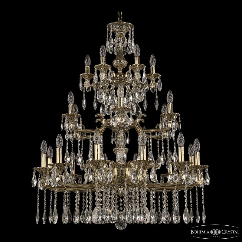 Подвесная люстра Bohemia Ivele Crystal Verona 72115/12+6+6/300/3D A GB