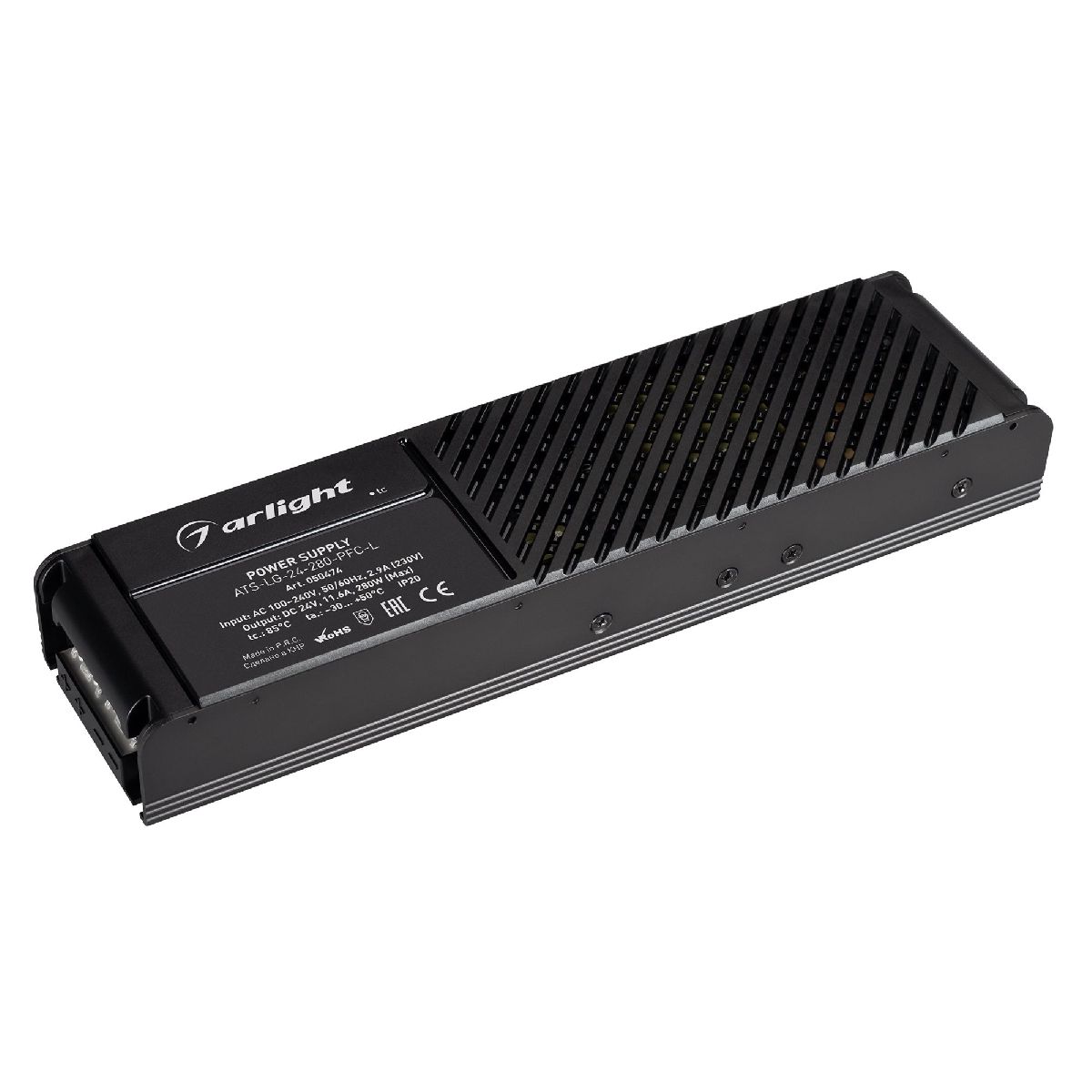 Блок питания Arlight ATS-LG-24-280-PFC-L (24V, 11.6A, 280W) 050474