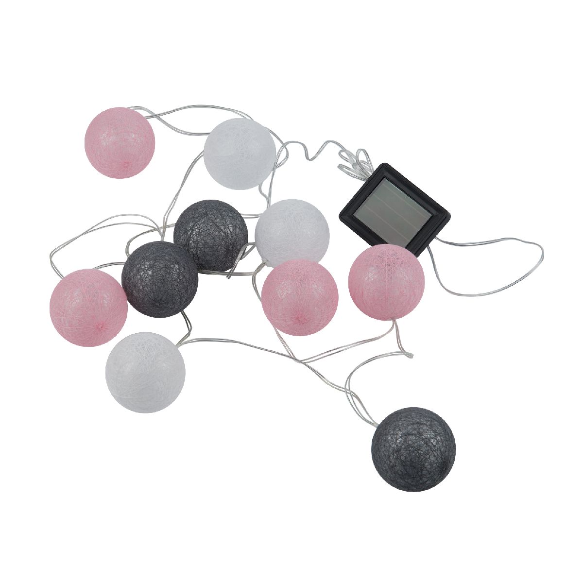 Садовая гирлянда на солнечной батарее Uniel USL-S-230/PM1800 COTTON BALLS-1 UL-00011593