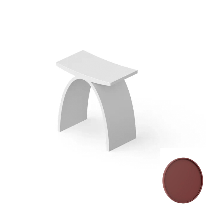 Dea Design Accessories Стул 42х23х43см., напольный, цвет: red wine