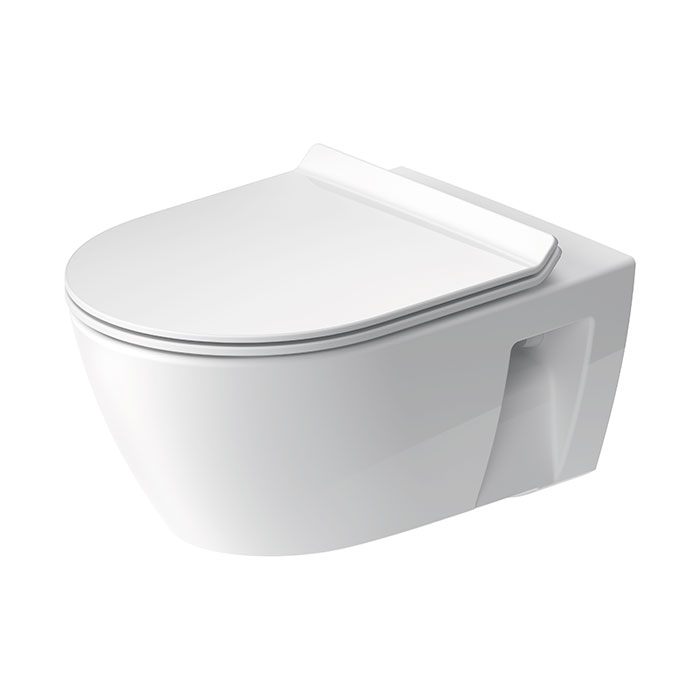 Duravit No.1 Унитаз подвесной 54х36см, безободковый, сиденье микролифт, цвет: белый