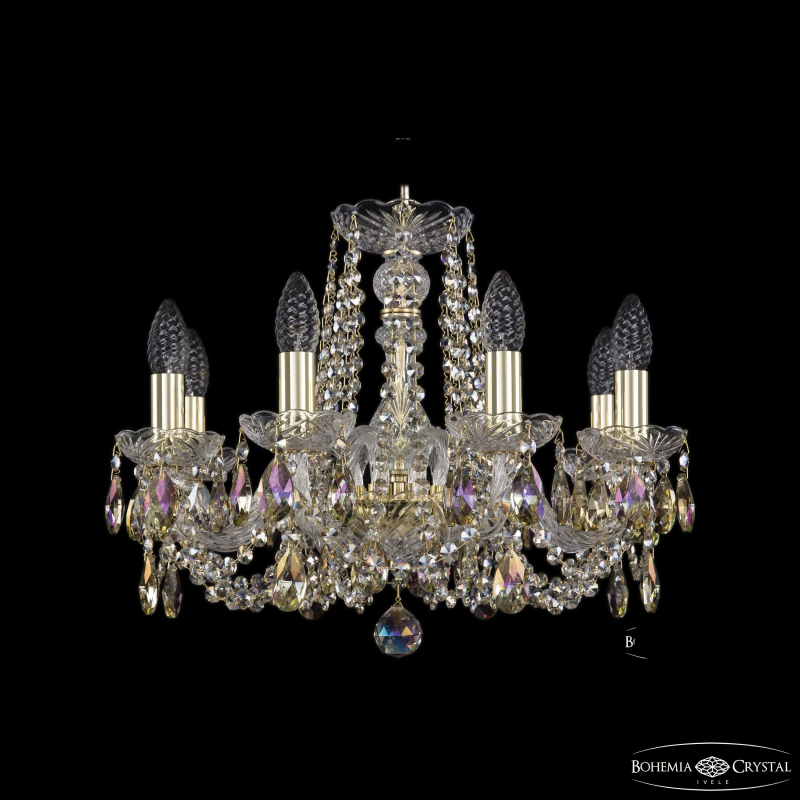 Подвесная люстра Bohemia Ivele Crystal 1402/8/160 G R801