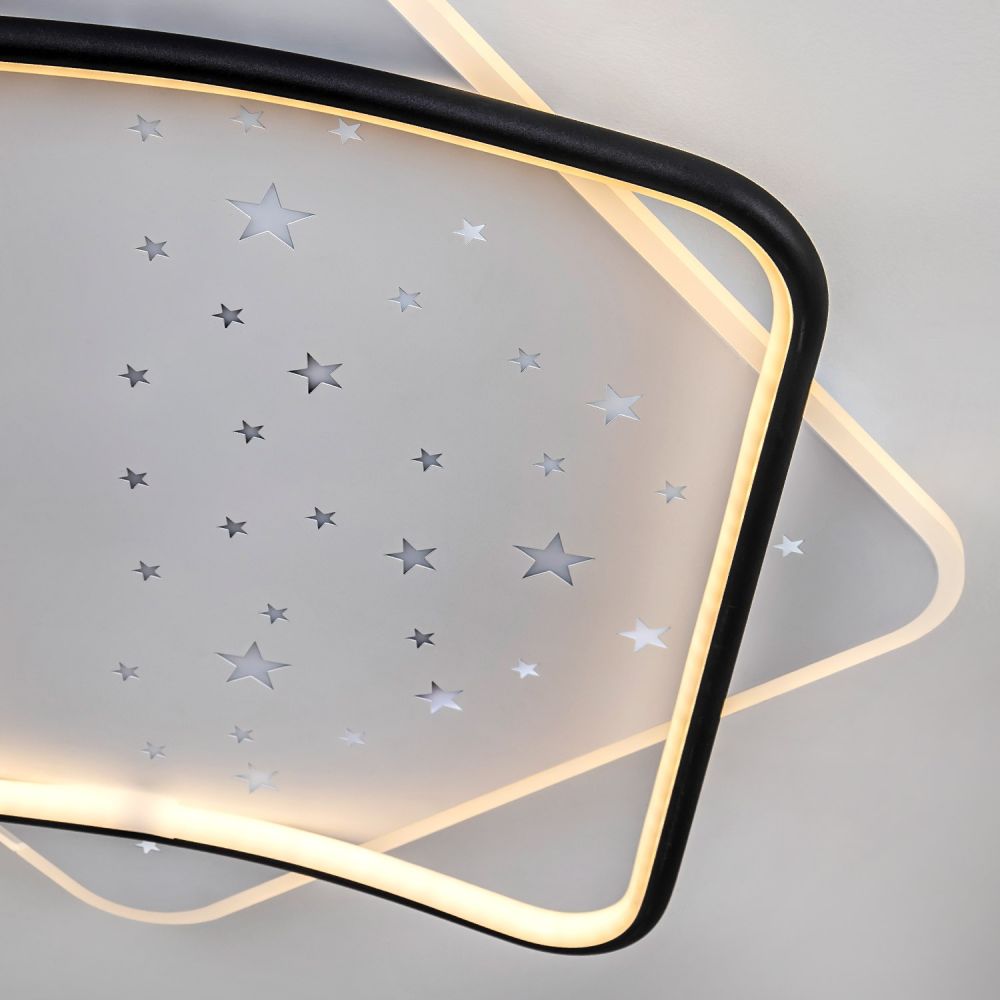 Потолочный светильник LED4U L1037-520 BK
