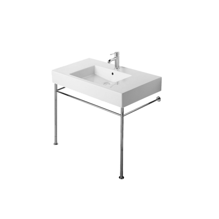 Duravit Vero Раковина 125x49см., подвесная, 1 отв., с переливом, цвет: белый