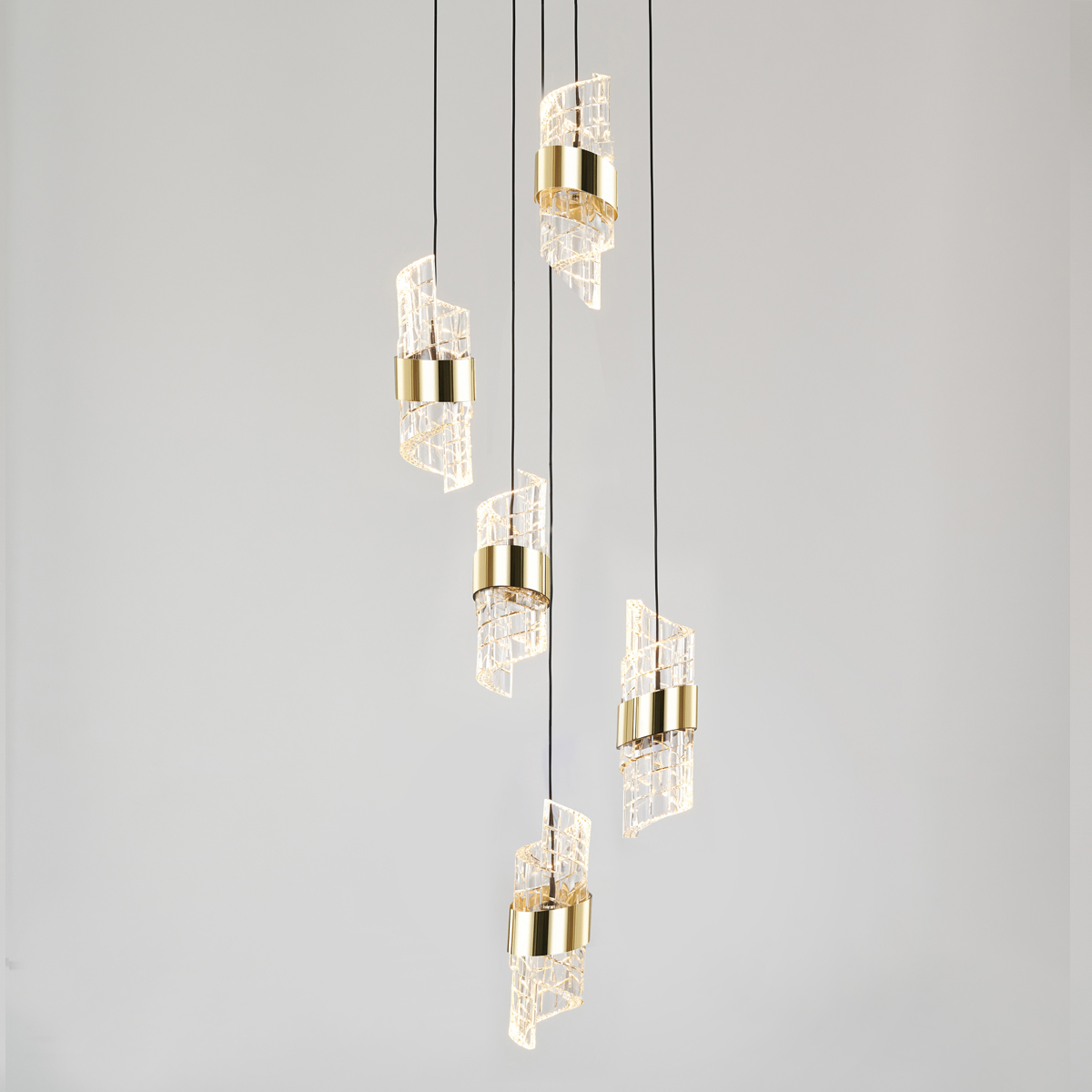 Каскадная люстра DeLight Collection MD23001022-5A gold