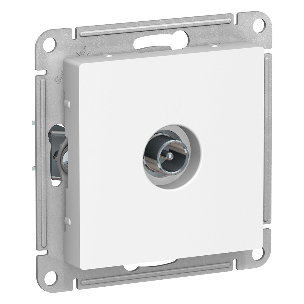Розетка TV проходная 4DB Systeme Electric AtlasDesign Белый ATN000192