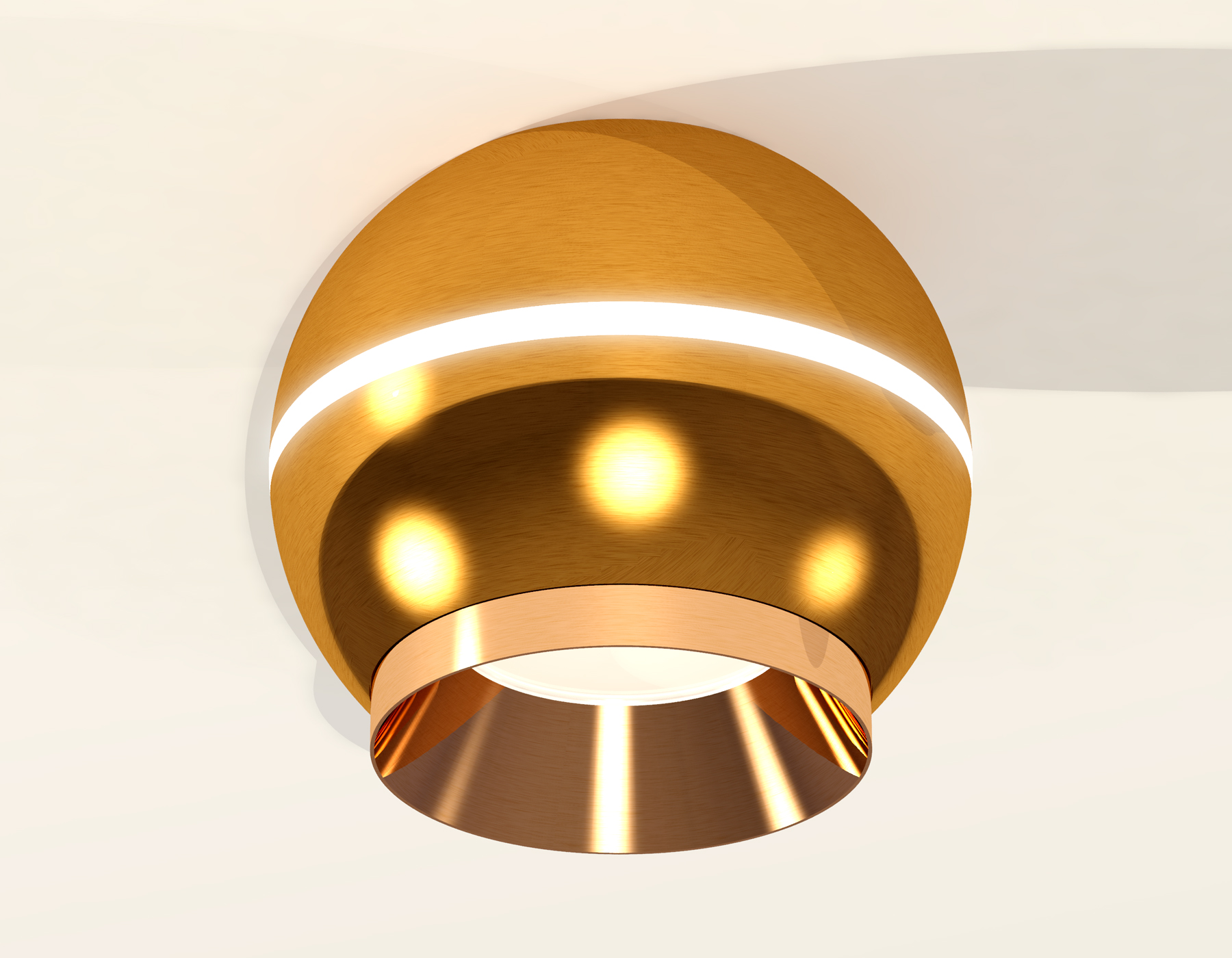 Накладной светильник с дополнительной подсветкой Ambrella Light Techno XS1105002 (C1105, N7034)