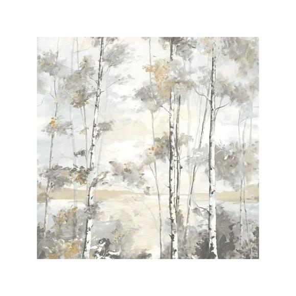 Панно Casadeco 89569205 Foret Boreale Gris hivernal