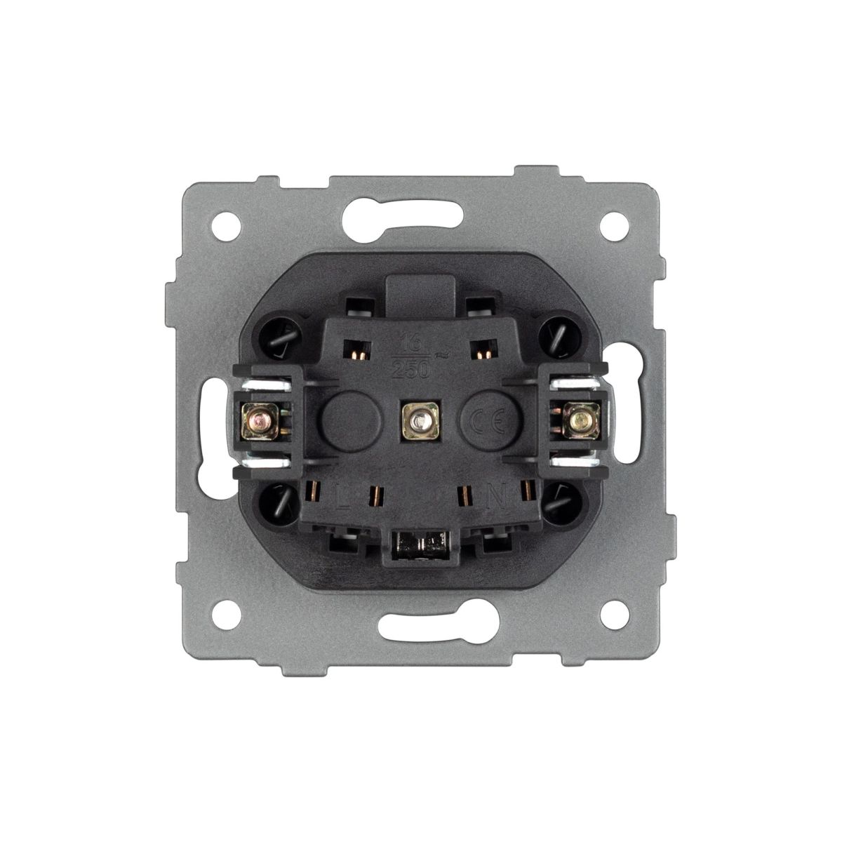 Механизм электрической розетки Arlight SCT-MEU1-PL-GR-V (250V, 16A) 049816