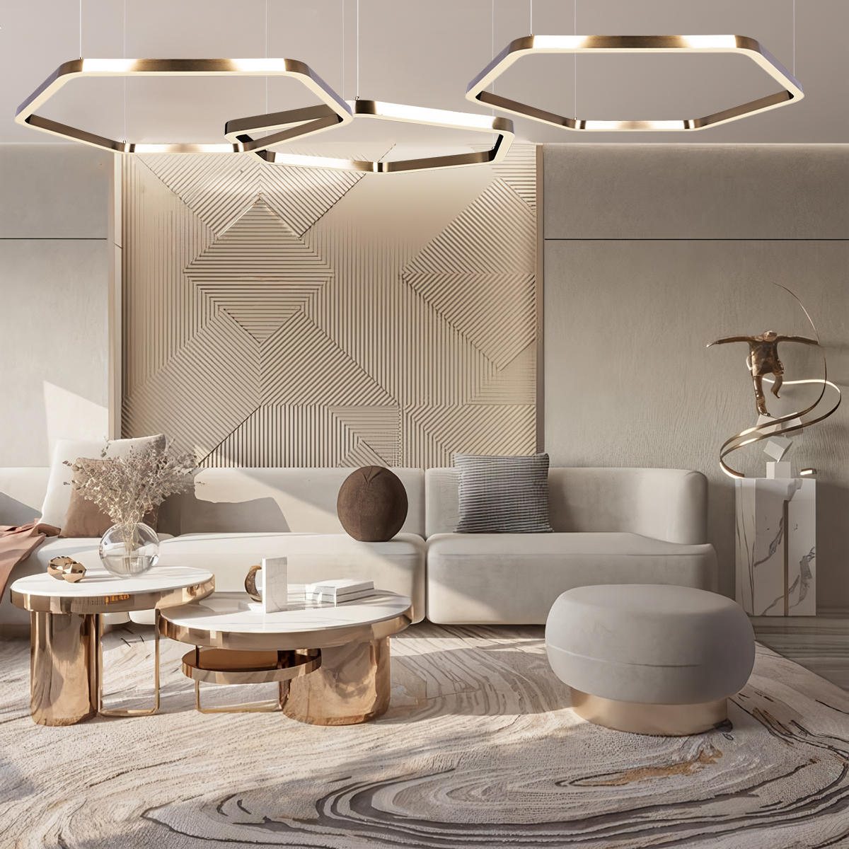Подвесной светильник Loft IT Titanium 10243S Gold