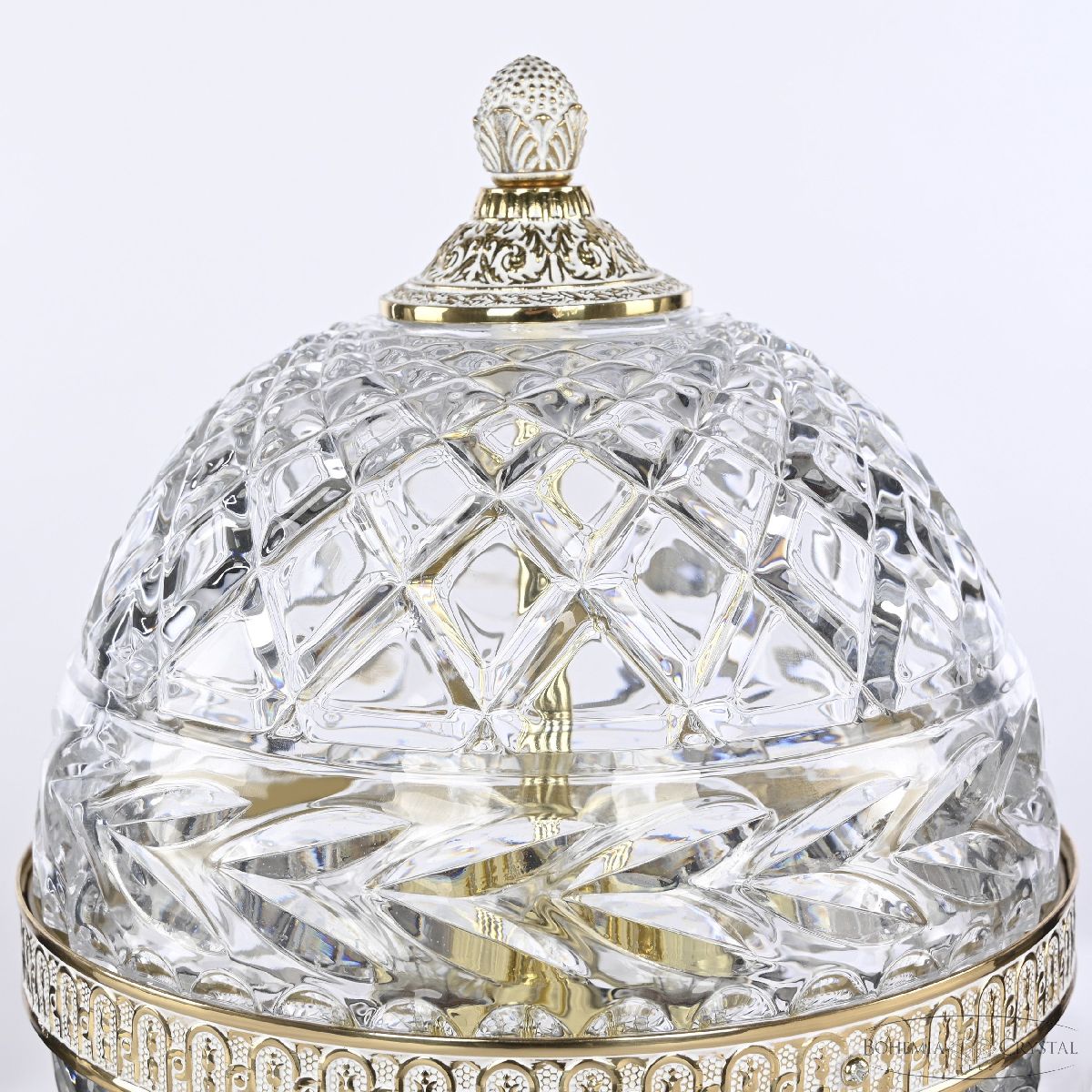 Настольная лампа Bohemia Ivele Crystal 5680L/20 GW Clear/M-1F