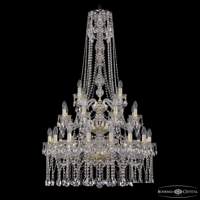 Подвесная люстра Bohemia Ivele Crystal 1413/16+8+4/300/h-134/3d G