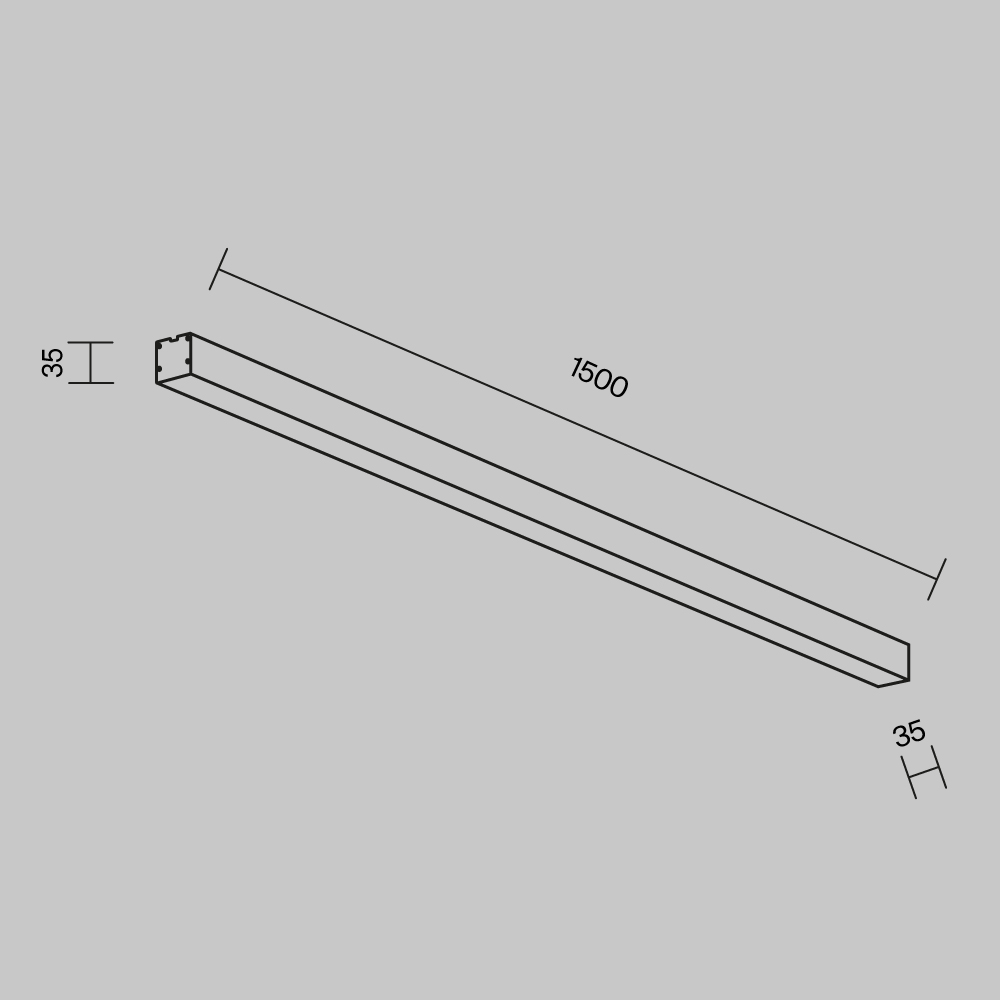 Линейный светильник Maytoni Technical LL311005
