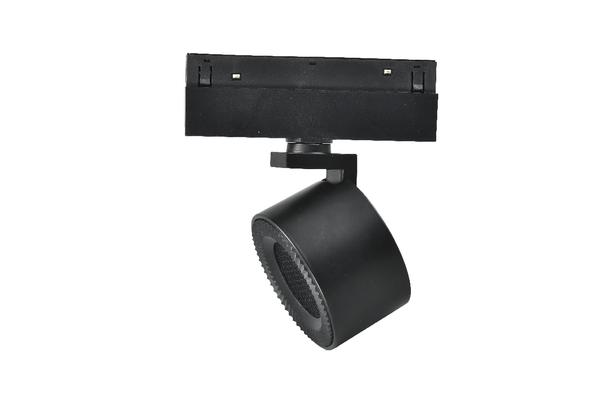 Трековый магнитный светильник iLedex Vision 4822-010-D82-12W-38DG-3000K BK (WALL WASHER)