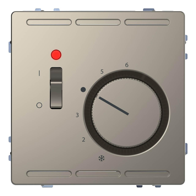Терморегулятор Schneider Electric Merten D-Life с центральной платой с выключателем 230V MTN5760-6050