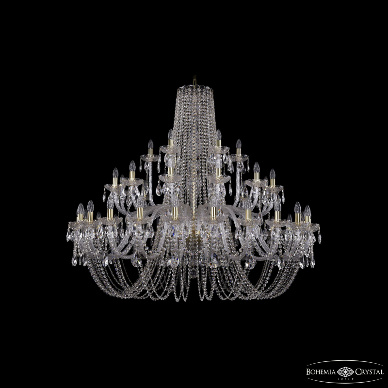 Подвесная люстра Bohemia Ivele Crystal 1402/24+12+6/530 G