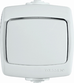 Выключатель 1-клавишный Schneider Electric Рондо VA66-102B-BI