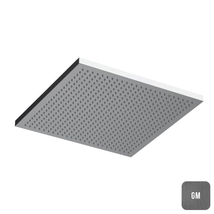 Almar Velvet Rain Верхний душ 300х300 мм (без держателя), отделка Gun Metal Brushed PVD
