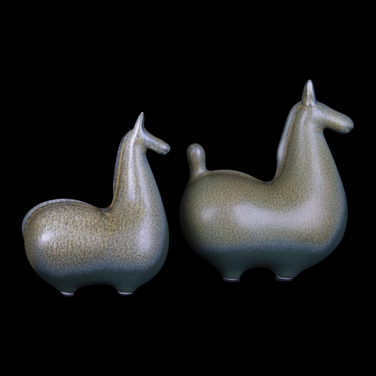 Статуэтка (2 шт.) Loft IT Horse 10283 Green (2 pcs)