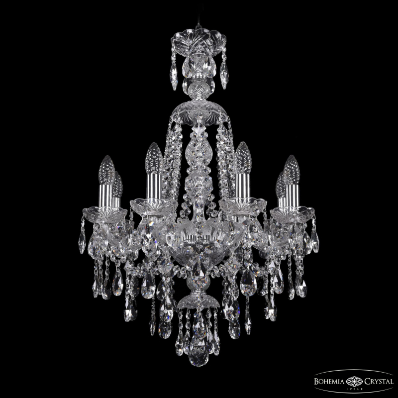 Подвесная люстра Bohemia Ivele Crystal 1415/8/165/XL-70 Ni