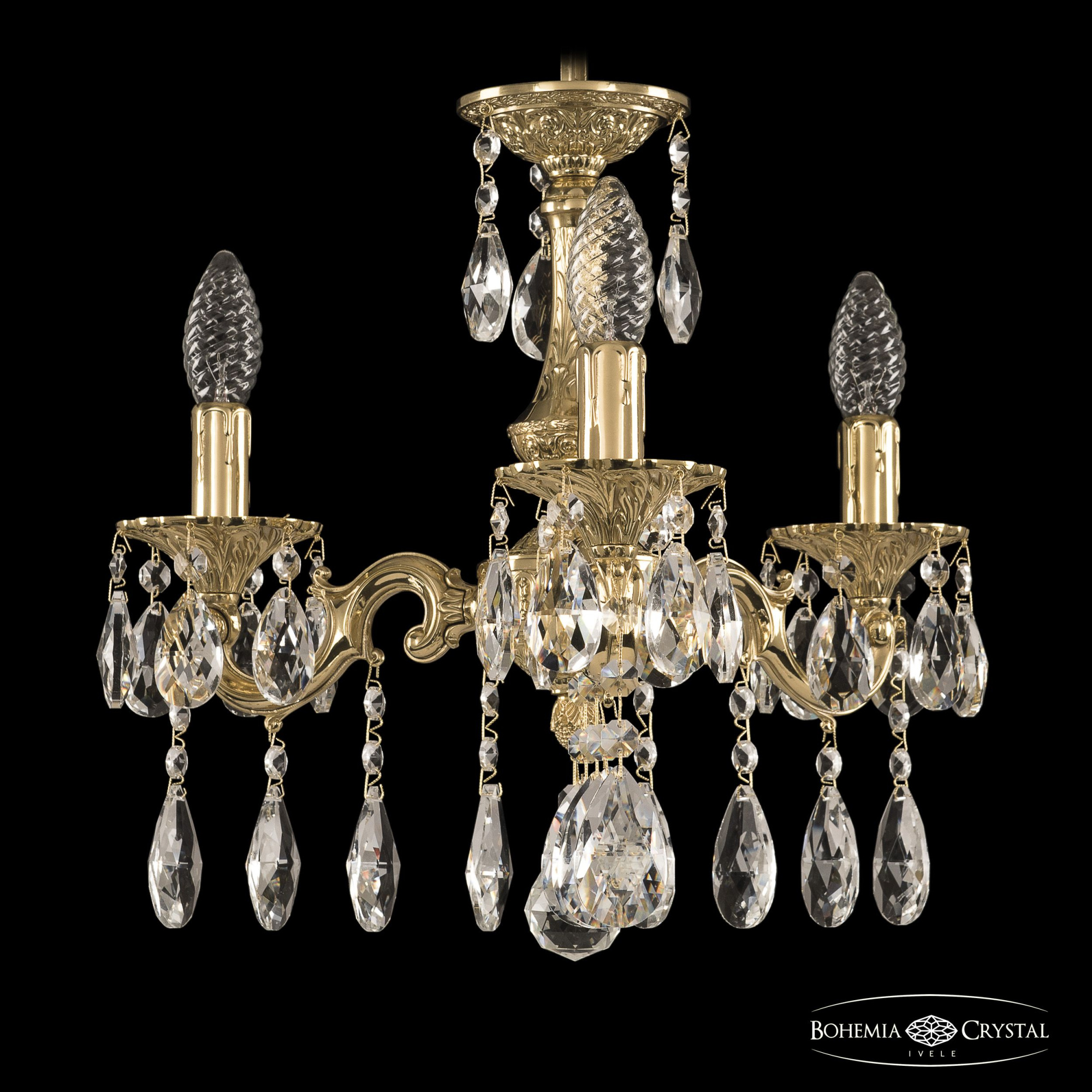 Подвесная люстра Bohemia Ivele Crystal Verona 72101/3/125 A G