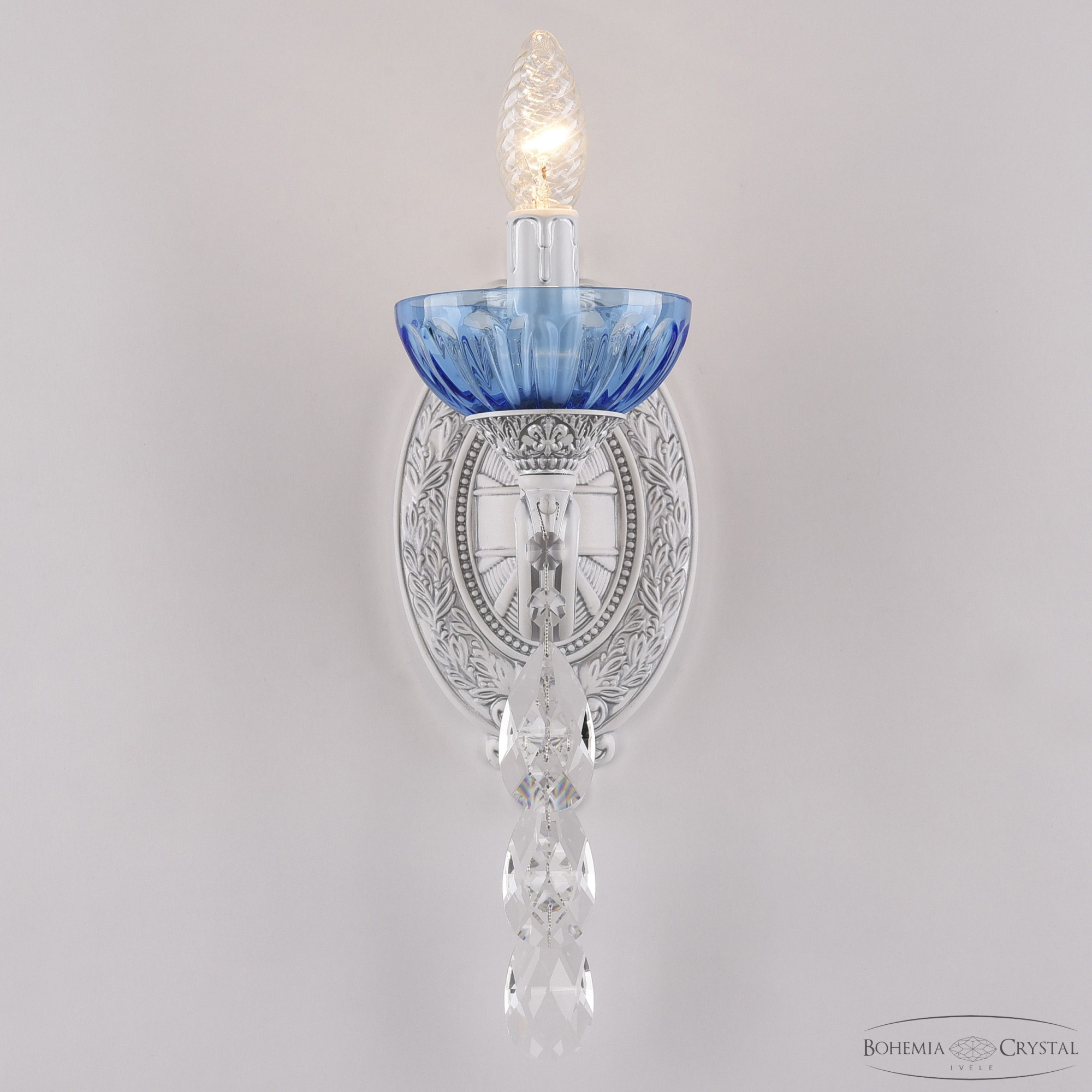 Бра Bohemia Ivele Crystal AL7801B10/1/175 B WMN P Aquamarine/M-1H