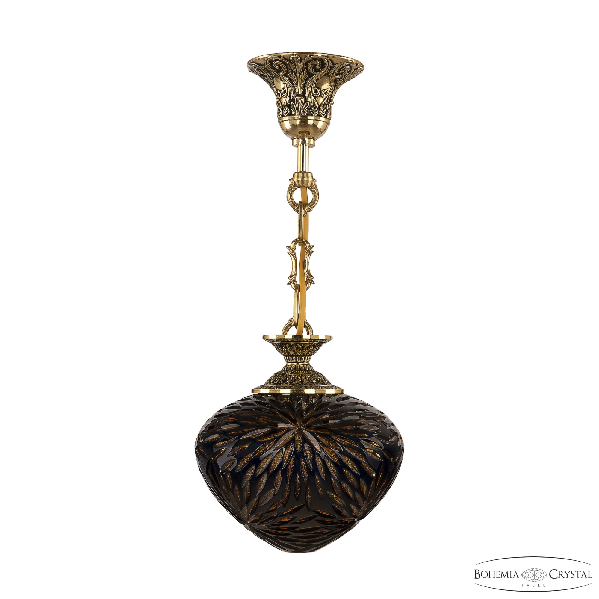 Подвесной светильник Bohemia Ivele Crystal 7003P/18 GB Amber-Blue/H-1A