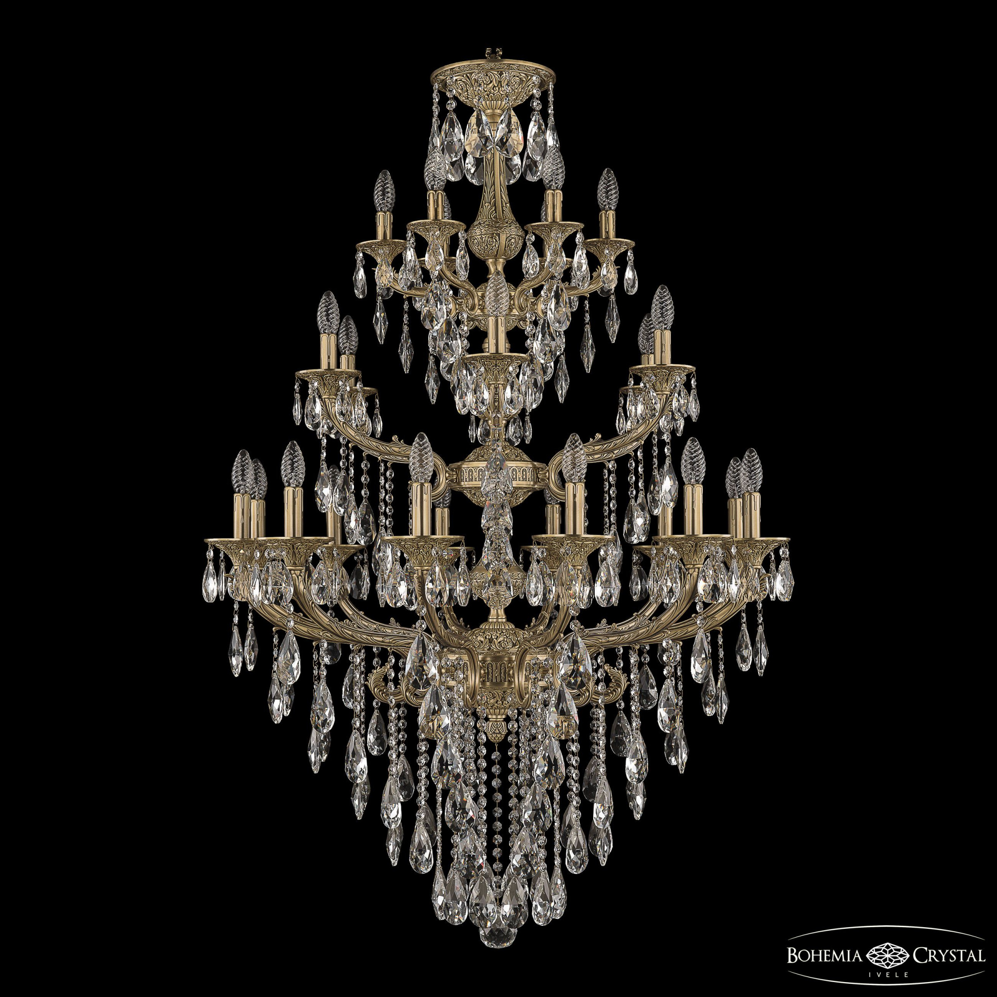 Подвесная люстра Bohemia Ivele Crystal Florence 71116/12+6+6/300/3d B FP