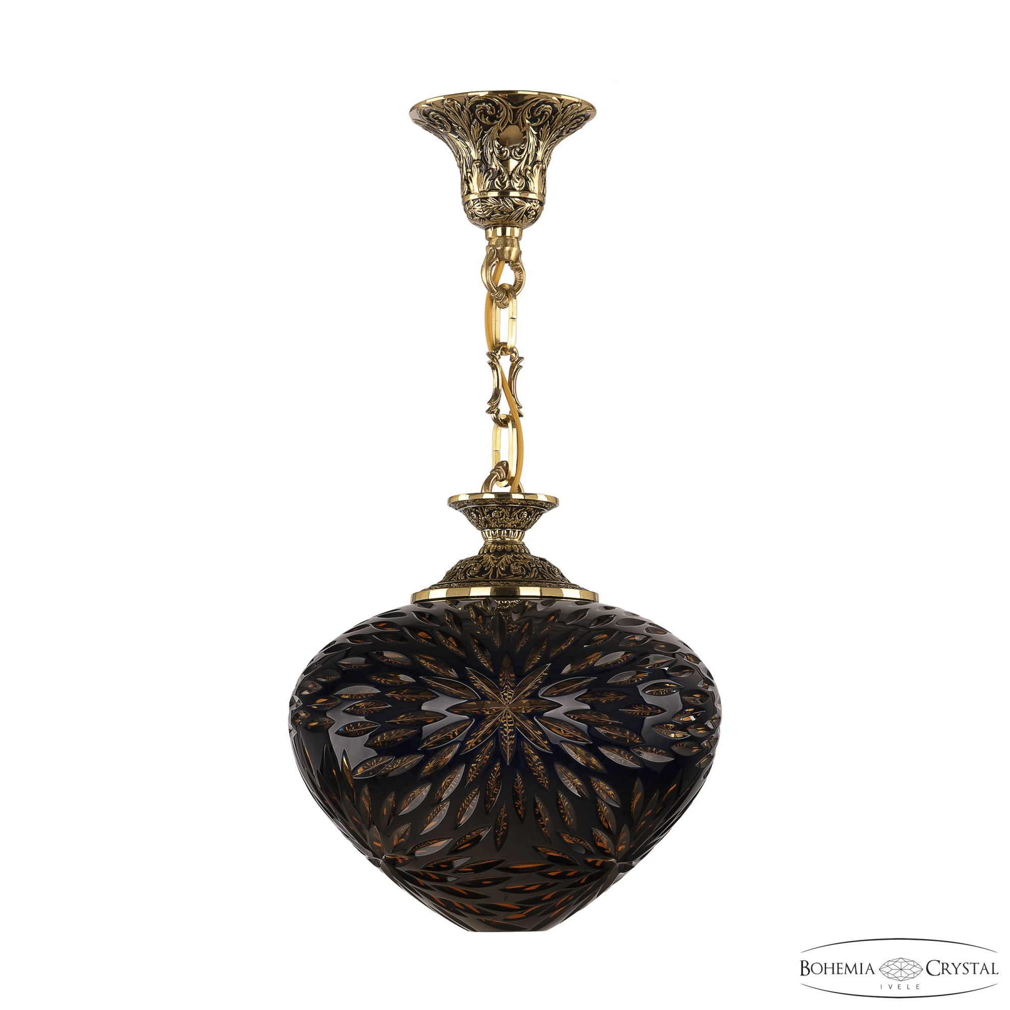 Подвесной светильник Bohemia Ivele Crystal 7003P/23 GB Amber-Blue/H-1A