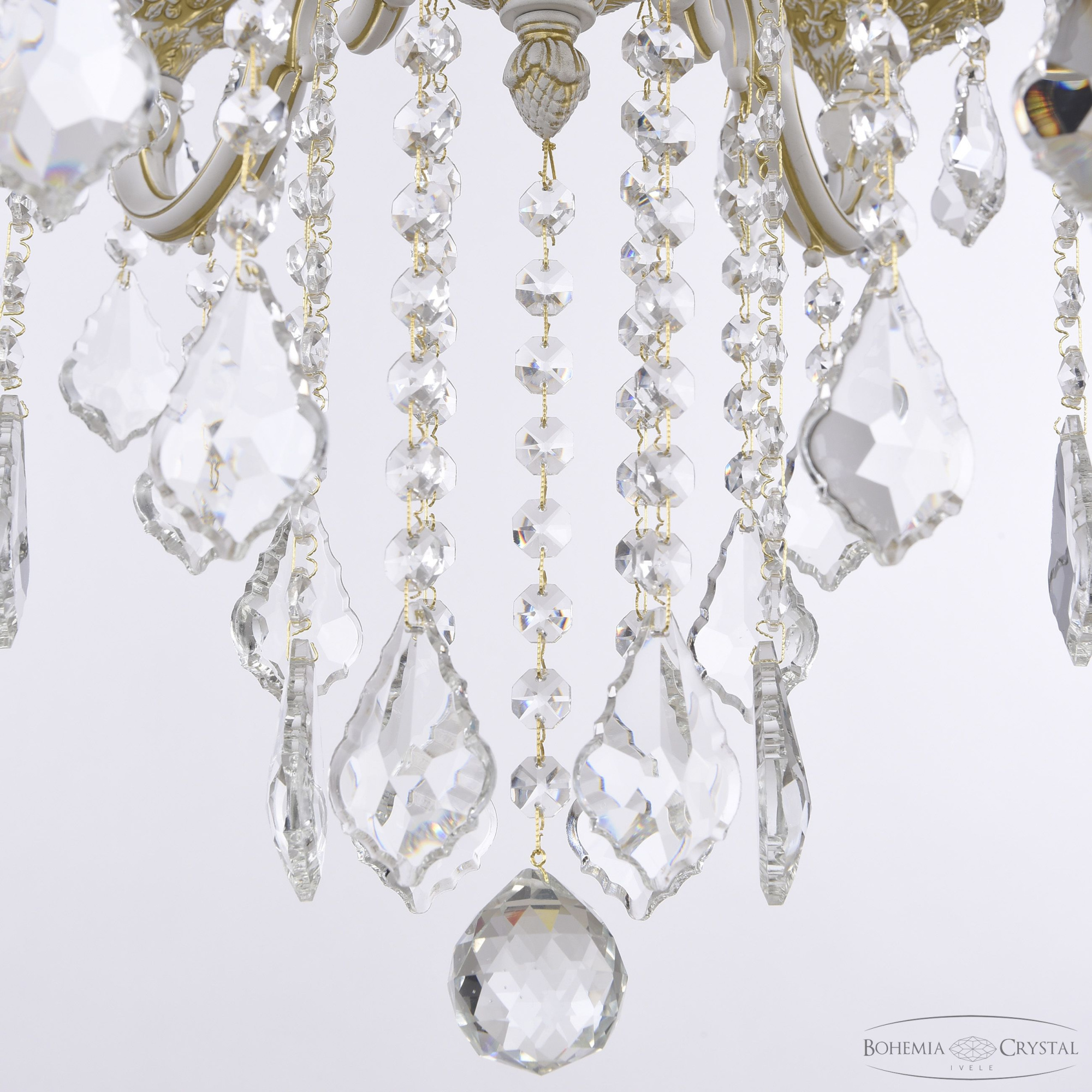 Подвесная люстра Bohemia Ivele Crystal AL78101/6/175 B WMG Leafs