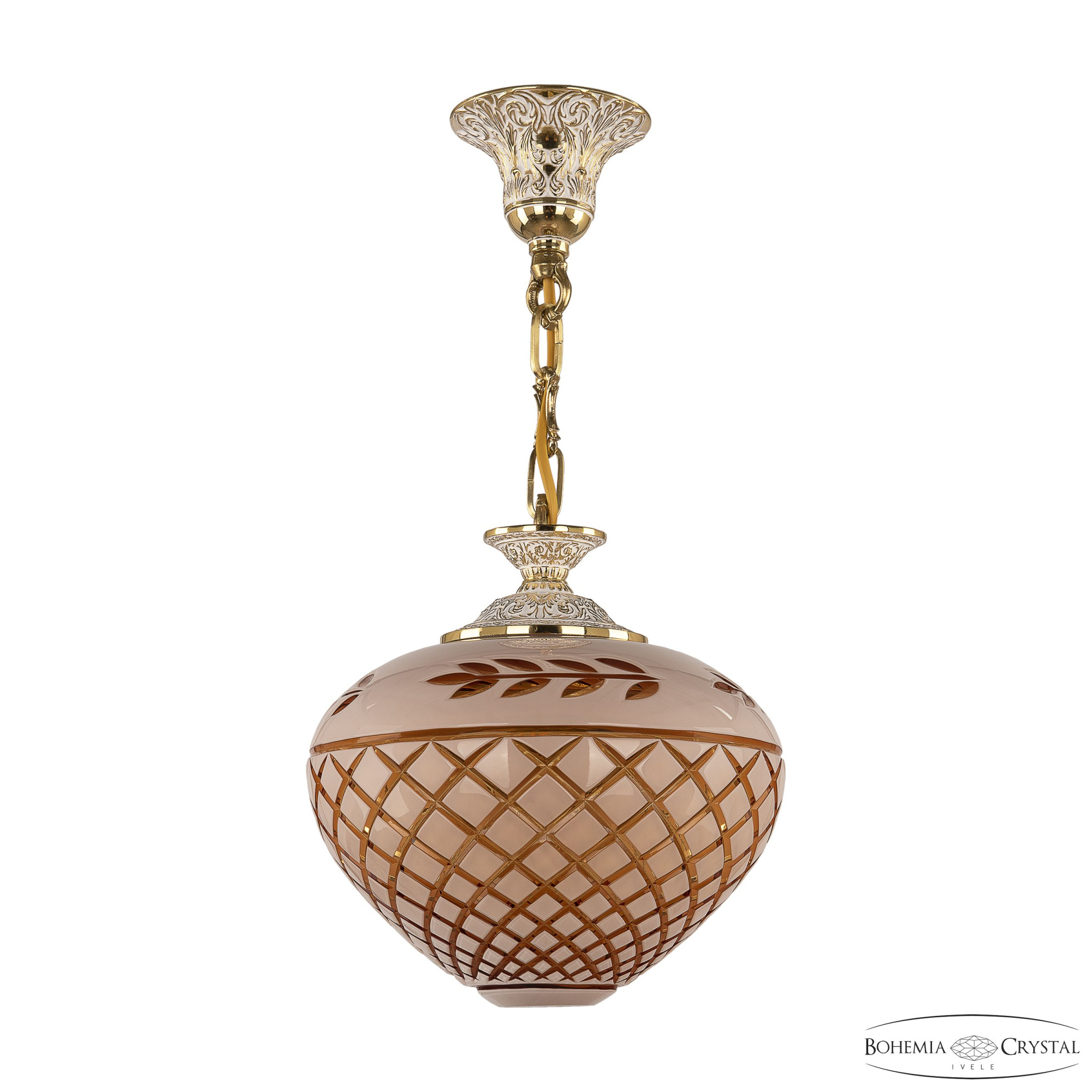 Подвесной светильник Bohemia Ivele Crystal 7003P/23 GW Amber-White/H-1B