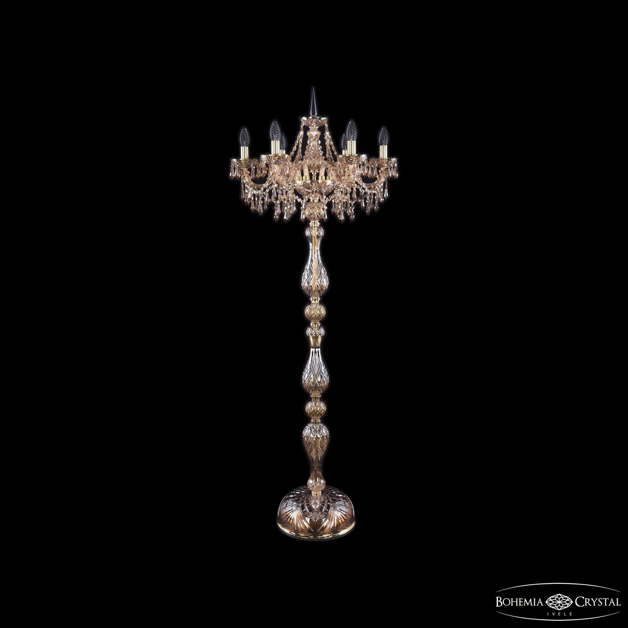 Торшер Bohemia Ivele Crystal 1403T1/6/195-160 G M721