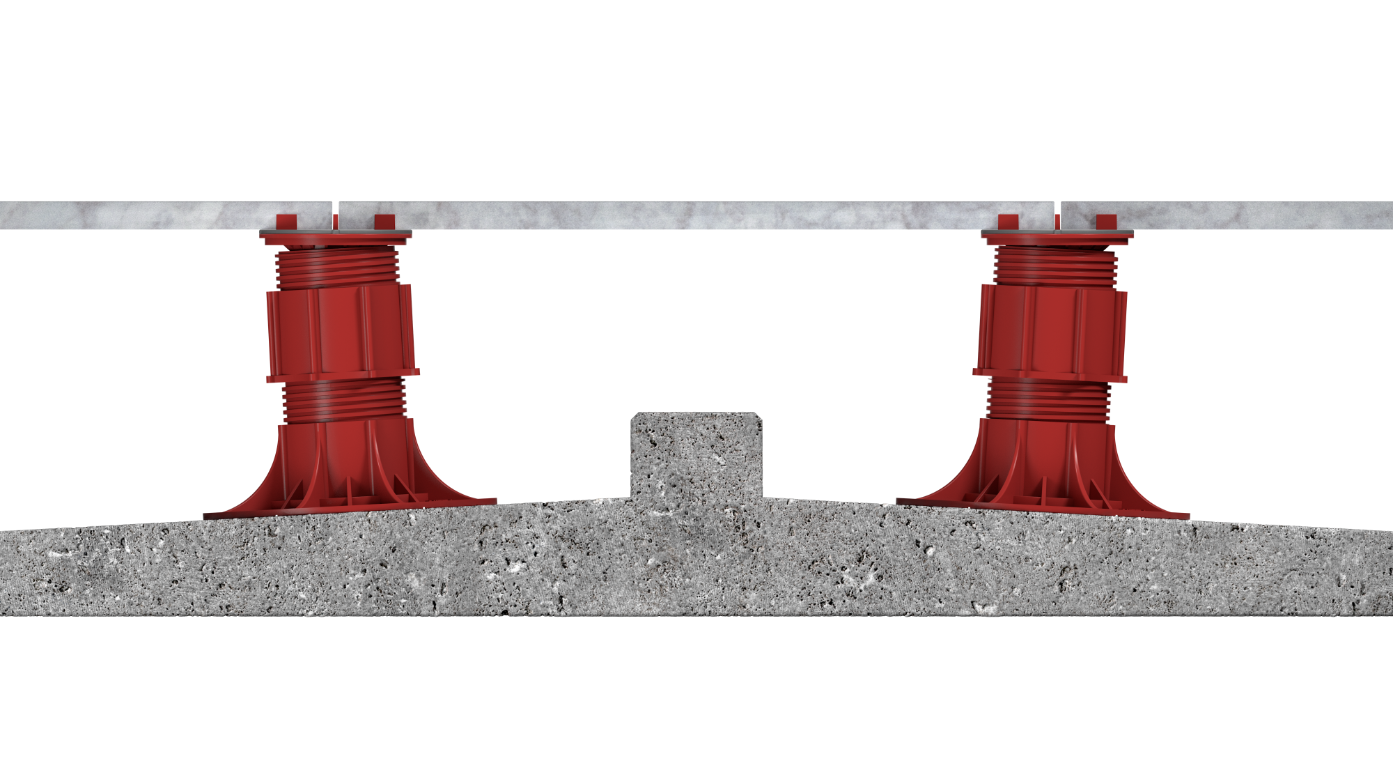 Противопожарная регулируемая опора HILST LIFT F2 (50-75мм)
